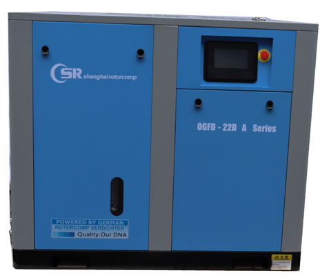 Compresseur d'air exempt d'huile de vis d'Electric Power 22kw/30hp