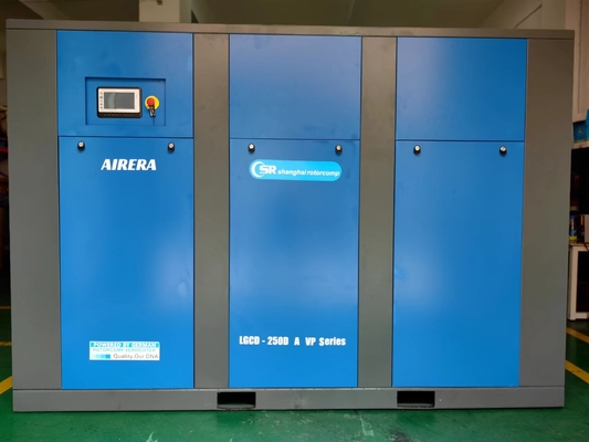 Compresseur à vis VSD de 200 kW Économie d'énergie Efficacité élevée et faible bruit