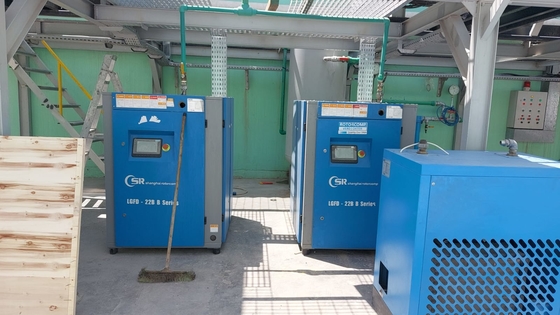 30% d'économie d'énergie 37kw/100hp VSD Compresseur à vis 7-15bar