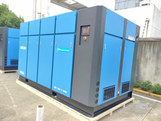 Puissance de 7,5 kW à 355 kW Compresseur d'air à vis rotative Système de commande PLC Méthode de refroidissement refroidi par air