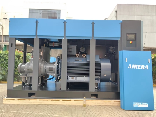 Compresseur d'air à vis rotatif électrique 0,5-85 M3/min Capacité Commande PLC Delta Start 68-84dB Niveau de bruit