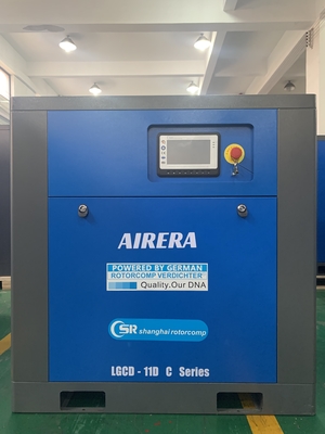 LGCD-11KW 380V Compresseur d'air à vis de refroidissement à courroie avec contrôleur intelligent