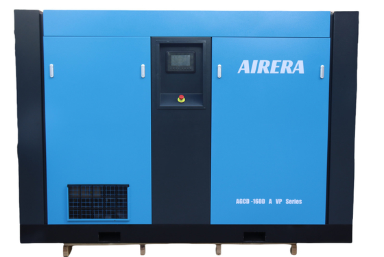 Shanghai Rotorcomp AGCD-160D A VP contrôleur intelligent compresseur d'air à vis à entraînement direct pour des opérations rentables et durables