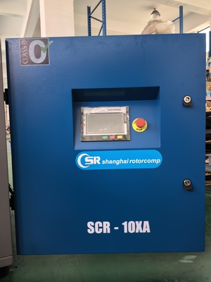 Shanghai Rotorcomp Compresseur d'air à vis SCR-10XA durable pour une utilisation à long terme et à faible entretien dans les applications lourdes