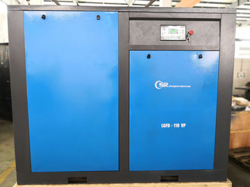 L'huile bleue a injecté le compresseur rotatoire de vis, le compresseur d'air horizontal 15-60hz