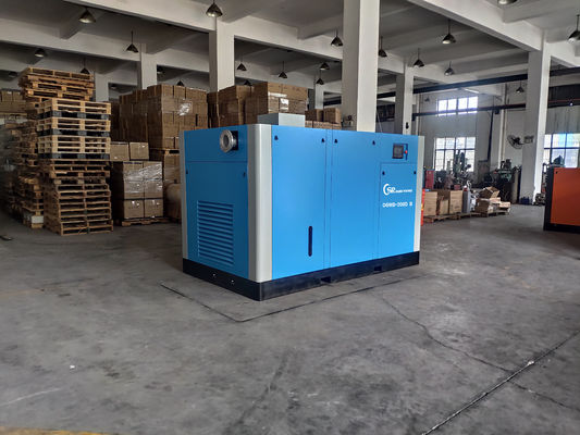 Compresseur exempt d'huile 132KW mû par courroie 1.0MPa de vis de lubrification de l'eau