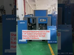 Shanghai Rotorcomp LGCD-37BD C VP Compresseur à vis VSD Compresseur rotatif pour conditions d'humidité élevée