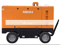 Shanghai Rotorcomp CALT-18/20K Compresseur à vis diesel pour des performances optimales à une température ambiante extrême de 55 °C