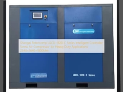 Compresseur d'air à vis à contrôleur intelligent série C LGCD-132D de Shanghai Rotorcomp pour applications intensives 2540×1640×1800mm